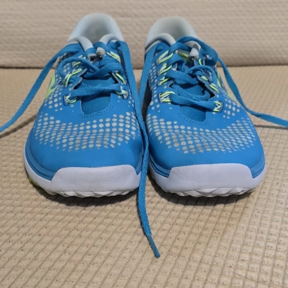 Nike Blue and White Sneakers with Breathable Mesh Nike Lunar Empress‎ Golf Shoes